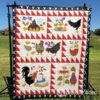 Cluck Family Quilt Blanket Qq26  Quilt